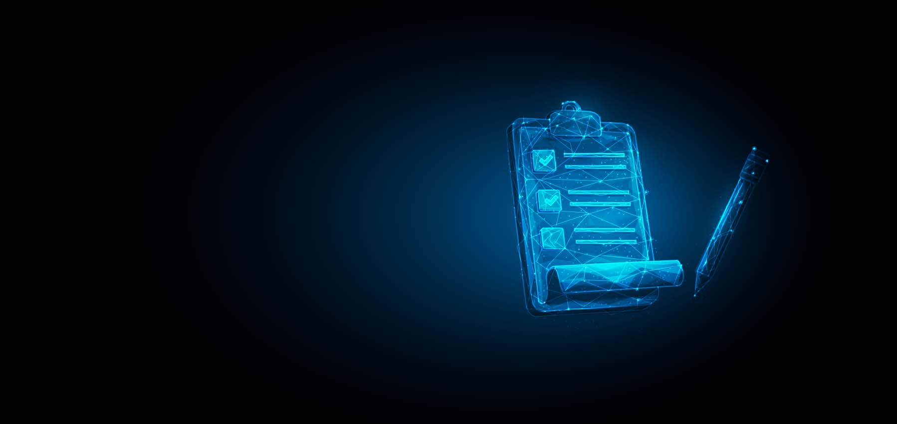Checklist illustration representing health technology assessment