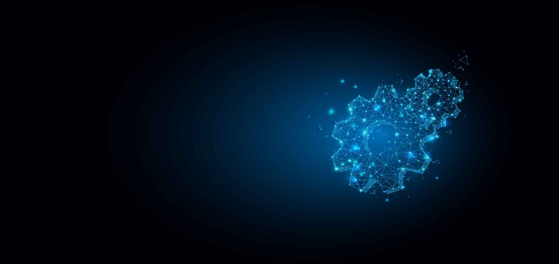 Cogs illustration representing medical device management