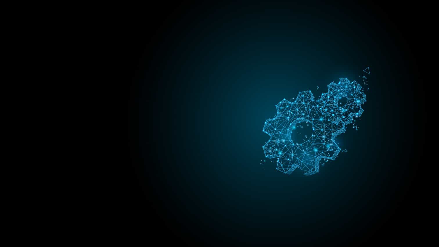Cogs illustration representing medical device management